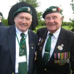 Harvey O'Hara & Ted Brewer, No.4 Commando veterans of E Troop - July 2007