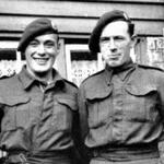 Sgt. Freddy Darts DCM (left) and pal, No.3 Commando