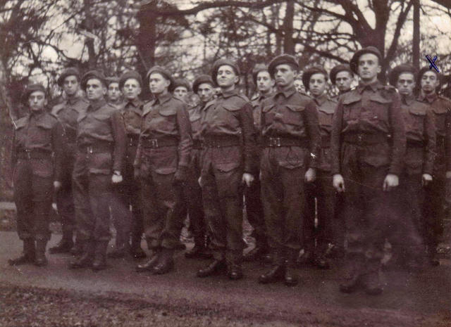 Johannes Jansen and others at Wentworth Training Camp approx 1944