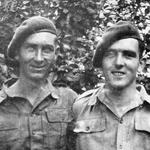 George Deadman (left) and pal, No.1/5 Commando