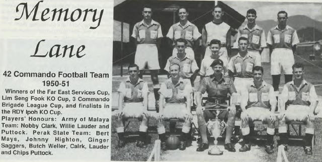 42 Commando Football Team 1950-1