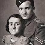 Cpl (later CSM) Edward James Lewis No.4 Commando and Gwen Lewis
