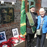 Fred Davies and Charmian, daughter of Pat Porteous VC