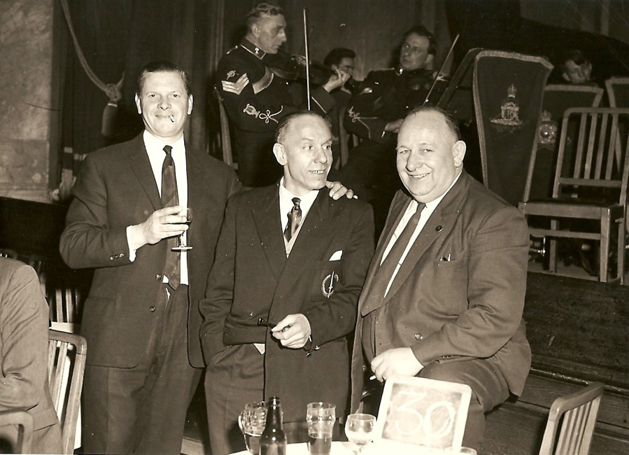 Joe Nixon 9 Cdo (right) and others London 1963
