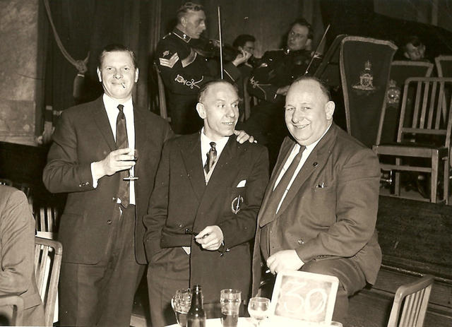 Joe Nixon 9 Cdo (right) and others London 1963