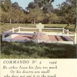 Original location of the monument to No.4 Commando at Hauger