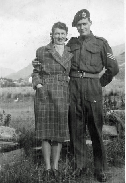 Sgt James McLuckie & his wife Janet late 1942