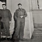 Fred and Capt Gordon Hemming, Ayr, 1943