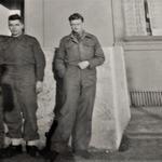 Fred Peachey and Capt Gordon Hemming, No.2 Commando, Ayr, 1943