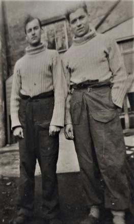 John Key and Fred Peachey, No.2 Cdo., Glencanisp Scotland, 1943