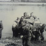 RN Beach Commando 'Nan' 1943, training at Bitter Lakes, near HMS Saunders in Egypt.
