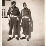 Norman Clack 45 Cdo. RM and Steve circa late 1940s early 1950s.