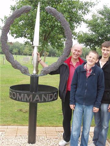 Bob Donnison of No. 5 Commando is remembered at Alrewas