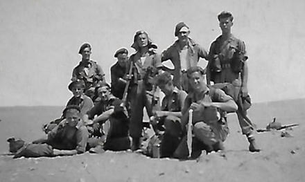 William Johnson and others 45 Cdo RM belvd Haifa/Palestine area circa late 1940s