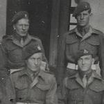 Terry Duddy front right and fellow commandos, Hong Kong