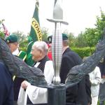 The Service at The CVA Memorial