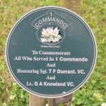 No.1 Commando Memorial Plaque at Alrewas