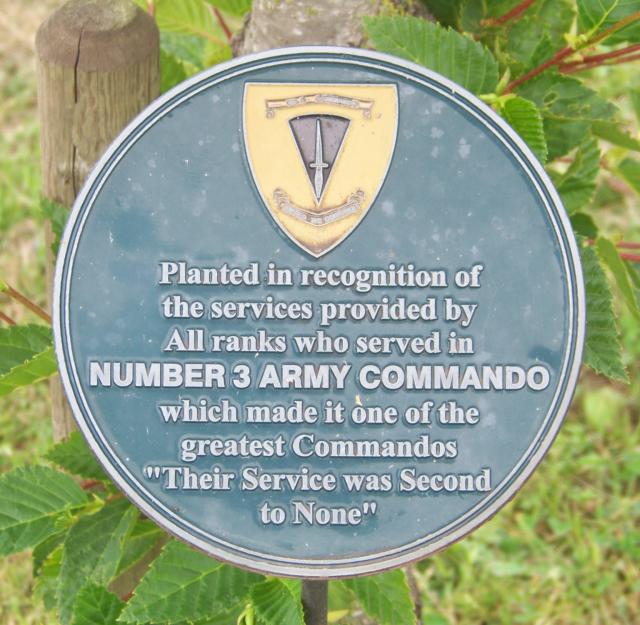 No.3 Commando Memorial Plaque at Alrewas