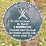 No.5 Commando Memorial Plaque at Alrewas