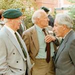 Allan S. Peachey (centre) at a No.1 Commando Reunion.