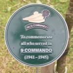No.9 Commando Memorial Plaque at Alrewas