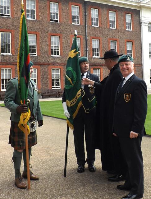 Dave Matthews, Jerry Wesley Josee, Royal Hospital Chaplain, The Reverend Steven Brookes and Ernie Brown