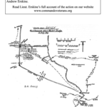 Map of the battle of Maltai Bridge, Sicily, July 1943