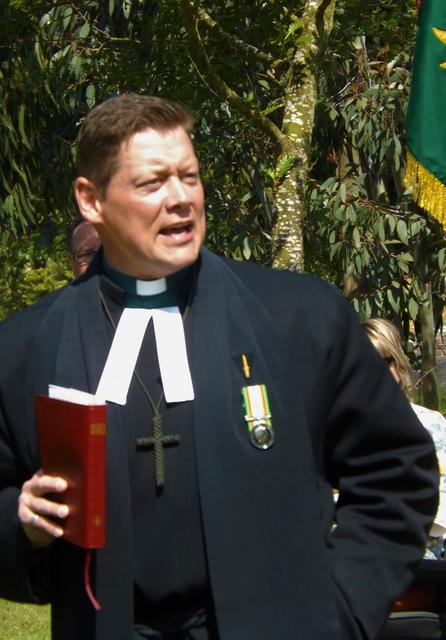 Captain, The Reverend Darren Middleton, CF, MA (Th)