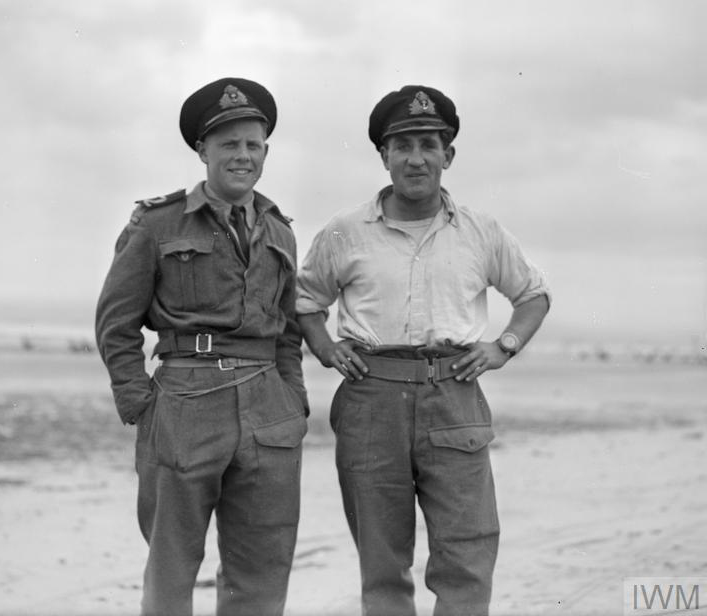 Sub Lieut J B Taylor and Lieut H H Hargreaves, RNVR, RNBC