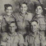 No.7 Commandos. Chessy, Finnigan (back); Harry, Chaddy (front) at Cairo 1941.