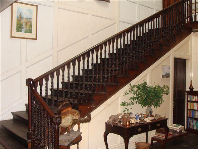 Inverailort House - the hall stairs