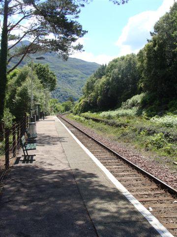 Lochailort Railway Station Platform