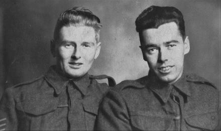 Sgt B.W. Raeside and TSM Peter McKee