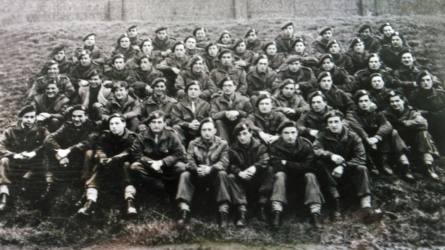 Bob Tout and others, No.4 Cdo French troop.