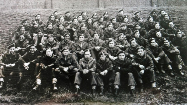 Bob Tout and others, No 4 Cdo French troop.