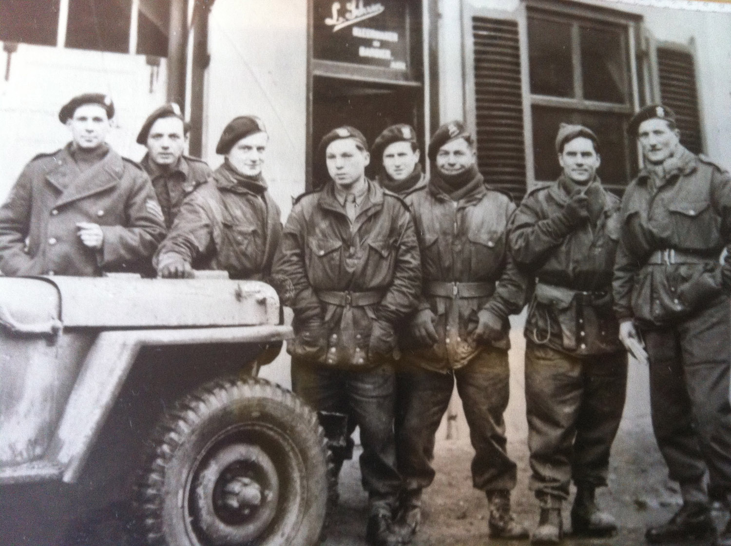 Group including some from No.4 Commando French troop.
