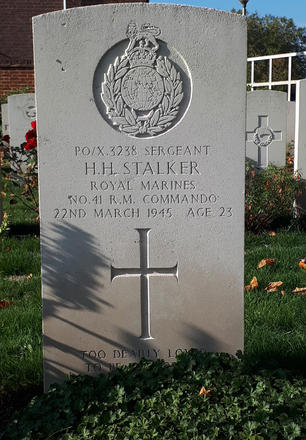 Grave of Sgt Hugh Henry Stalker