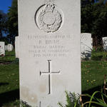 Grave of Corporal Ronald Binns, RM Engineer Commando