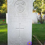 Grave of Second Lieutenant John Middleton Hutchings, No.3 Commando