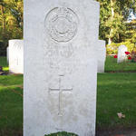 Grave of Marine Charles Adam Lyon, 45 RM Commando