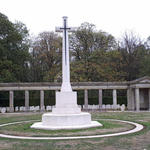 Rheinberg War Cemetery cross
