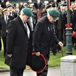 Mac McNickle & Dai Hope Lay the Wreath on behalf of The CVA.