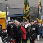 The Colour Party moves off past The Lord Lieutenant of Inverness-shire