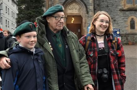 Mac and his grandchildren, Connor and Maisie.