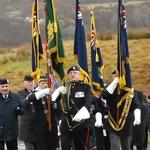 Marching up to the Commando Monument