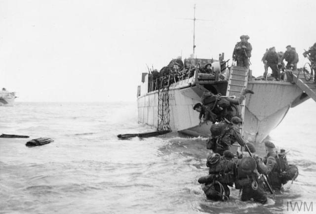 HQ of 4th Special Service Brigade, Nan Red Beach, Normandy,