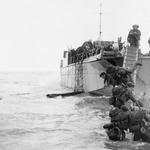 HQ of 4th Special Service Brigade, Nan Red Beach, Normandy,