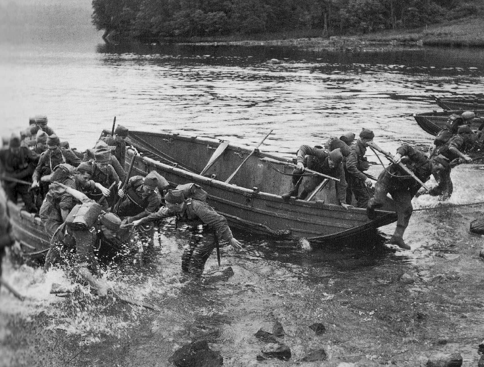 French Commandos practice at Achnacarry August 1943