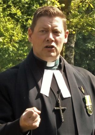 Captain, The Reverend Darren Middleton, CF, MA (Th), former Association Chaplain