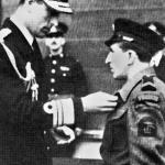 Francois Baloche receives the Military Medal